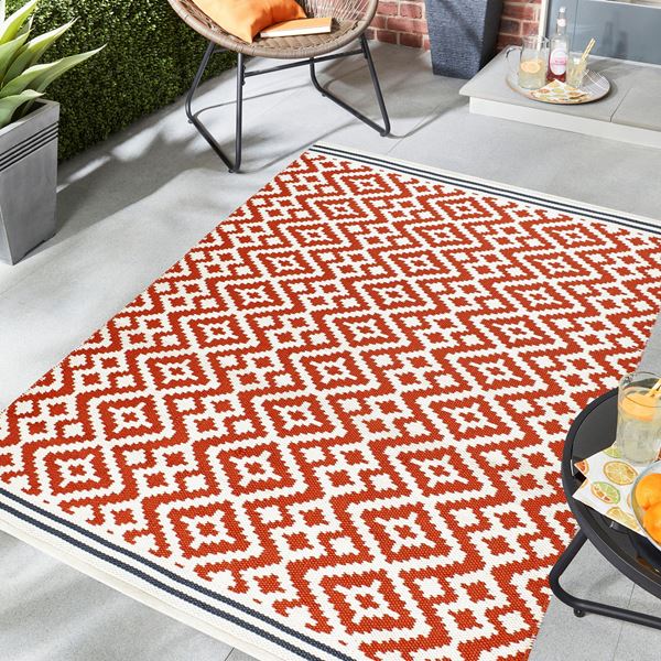 Aztec Outdoor - Terracotta Grey